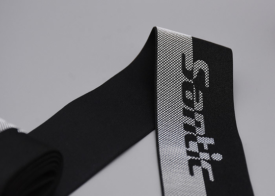 Silicone blanc Dots Non Slip Elastic Band pour la coutume de vêtements imprimé