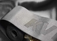 Bande élastique marquée faite sur commande de jacquard du logo 52mm avec le double matériel dégrossi