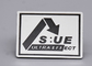 Habillement fait sur commande de Logo Screen Printed Labels For de noir de silicone