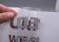 Les labels de inscription colorés d'habillement de transfert de chaleur de film ont adapté aux besoins du client