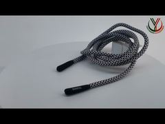 Cordon de serrage élastique en silicone L125cm Cordon en coton pour sacs à cordon