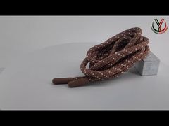 Voir Pourquoi Choisir un Cordon de Serrage Personnalisé en Polyester Plat avec Points de Silicone Imprimés pour Vêtements