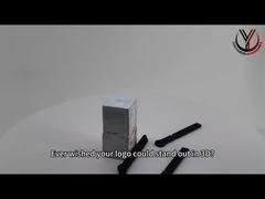 Voir 2 couleurs Tirette en plastique avec logo personnalisé en polyester pour vêtements Démo