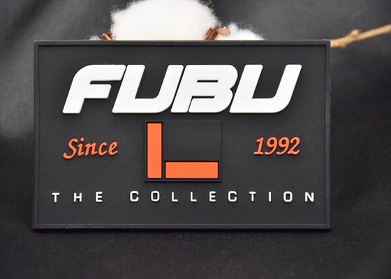 Corrections de relief de PVC 3D, vêtement et corrections en caoutchouc faites sur commande de sacs