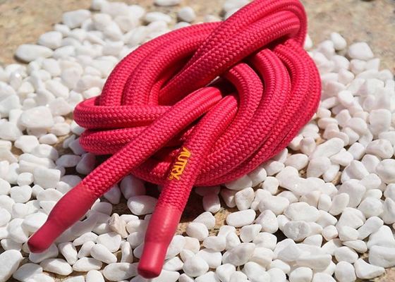 Astuces faites sur commande de silicone de corde de Logo Printed Polyester Hoodie Drawstring