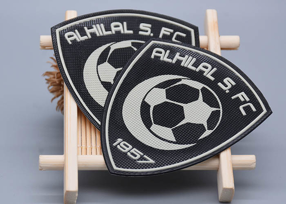 TPU a imprimé des débardeurs du football de Logo Heat Transfer Label For de silicone
