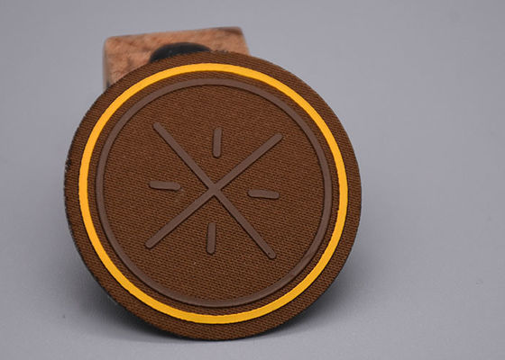 2D textile tissé augmenté de Logo Heat Transfer Clothing Labels de silicone