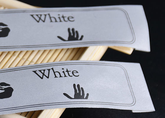 Habillement 3M fait sur commande Reflective Labels Printed avec le logo à l'encre noire