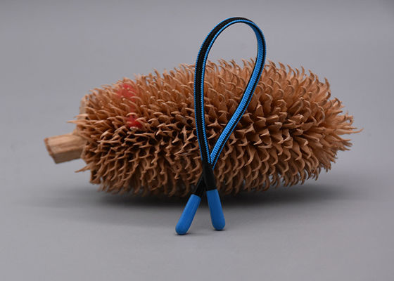 Corde faite sur commande de cordon de longue corde de l'habillement 10cm s'égouttant le silicone brillant aux deux extrémités