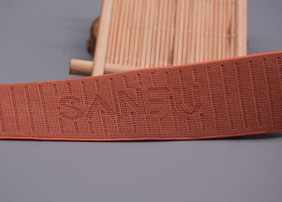 élastique de jacquard réutilisé par 25mm avec le côté simple pour le vêtement