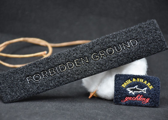 Le Velcro femelle d'OEKO a gravé des corrections en refief de crochet et de boucle de corrections