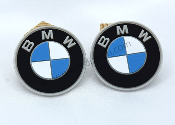 Le PVC en caoutchouc fait sur commande de Logo Patch Embossed BMW raccorde pour des chapeaux